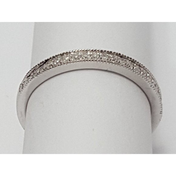 SOLD Unique Designer Diamond Wedding Ring Band - Size 5 - Picture 4 of 10